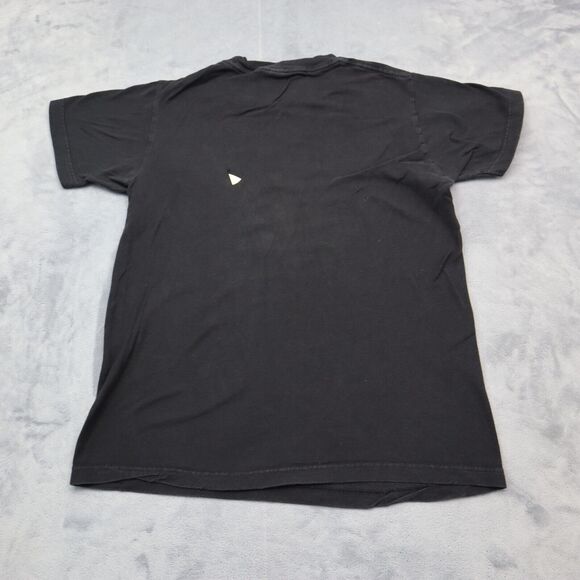 Tultex Shirt Mens Black Short Sleeve Crew Neck Graphic Print Pullover Tee - Picture 14 of 15